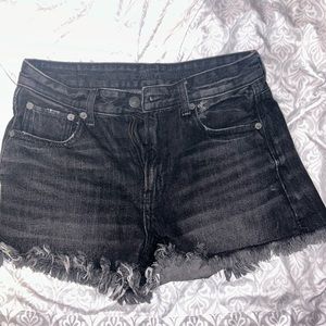 Size 2 black American eagle women’s jean shorts